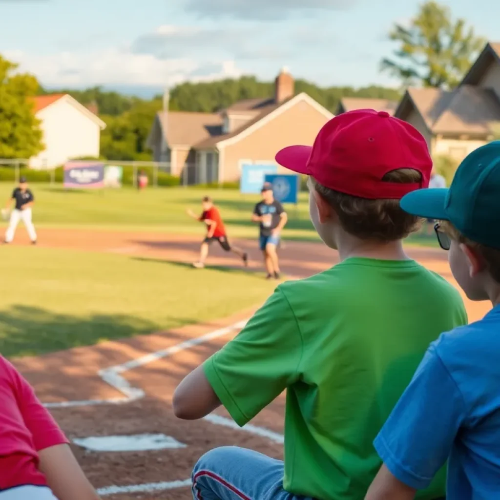 Celebration of a college baseball commitment in Watertown