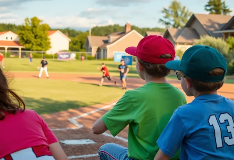 Celebration of a college baseball commitment in Watertown