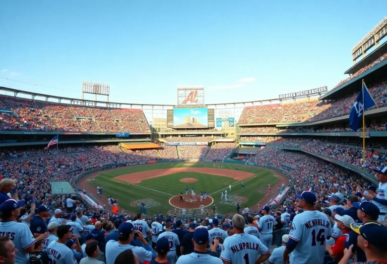 Fans at Dodger Stadium during the World Series 2025